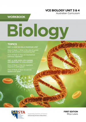 SASTA Biology VCE Digital Workbook cover FA