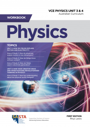 SASTA Physics VCE Digital Workbook cover FA