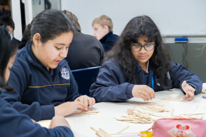 WHS Science Week Creating The Egg Rockets 14